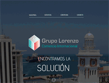 Tablet Screenshot of glorenzo.com.mx